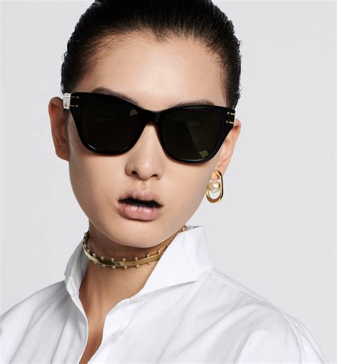 christian dior sunglasses with arms on the lent|DiorSignature B4I Black Butterfly Sunglasses .